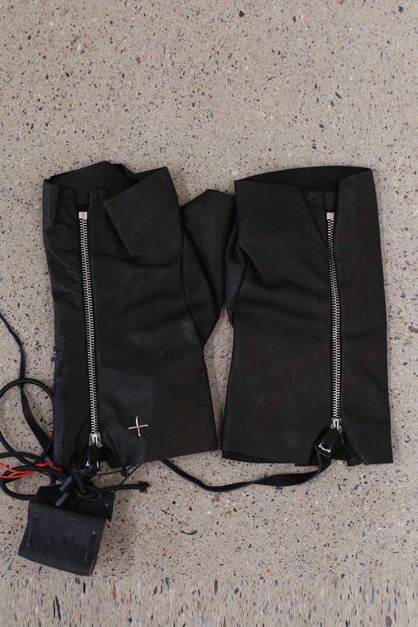 m.a+ short zipper gloves Italy MA-AH30Z-SY0,5-HEI